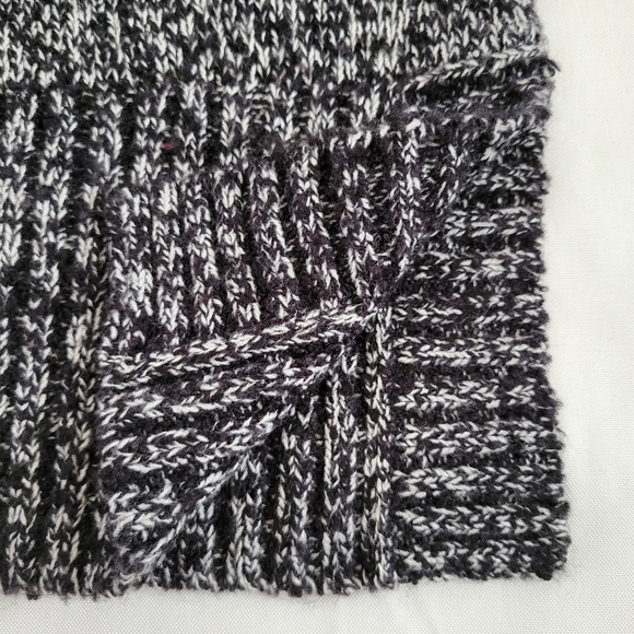 Cowl Neck Knit Kangaroo Pocket Mini Dress Size  L - Picture 6 of 15